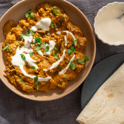 Mushroom Masala With Silken Tofu Cream