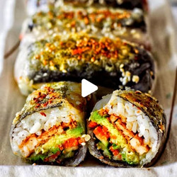 Rice Paper Sushi Rolls