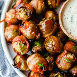 Awesome Bacon Wrapped Brussels Sprouts