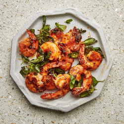 Shrimp And Basil Stir-fry