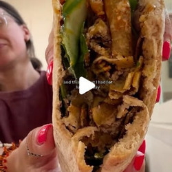 Za'atar Tofu Kebab With Lemony Tahini