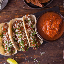 Taqueria Style Tacos - Carne Asada