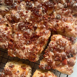 Maple Bacon Donut Focaccia