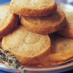 Parmesan &amp; Thyme Crackers | Recipes
