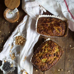 Moist Gluten Free Chocolate Chip Peanut Banana Bread 