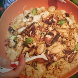 Creamy Zucchini &amp; Butterbean Bowl with Garlicky Sourdough Breadcrumbs