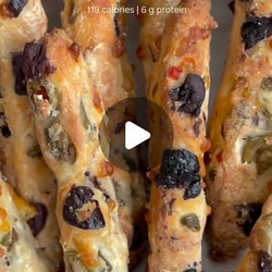 4 Ingredient Olive Breadsticks
