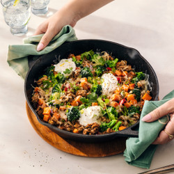 One Pan Turkey Sweet Potato Skillet