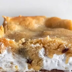 Gooey Chocolate Marshmallow Blondies