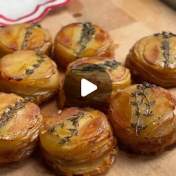 Cutest Thyme Potato Stacks