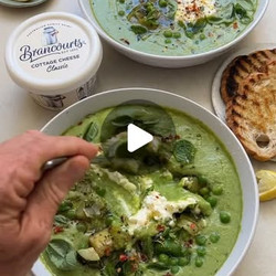 Pea, Leek &amp; Zucchini Soup