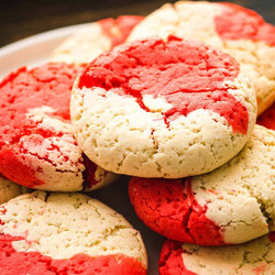 Christmas Cake Cherry Cookies