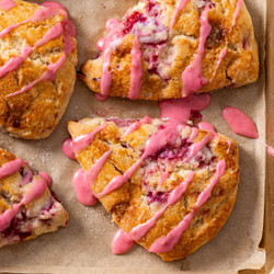 Gluten Free White Chocolate Raspberry Scones