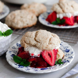 Sourdough Strawberry Shortcake