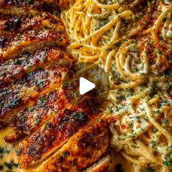 Garlic Parmesan Chicken Spaghetti In Spicy Cajun Cream Sauce