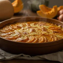 Gratin Butternut, oignons caramélisés