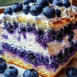 Nova Scotia Blueberry Cream Cake