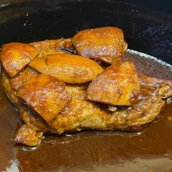 Zingy Crockpot Pork Chops
