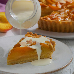 Peach &amp; Almond Tart