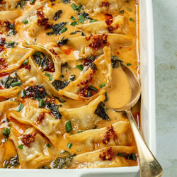 Trader Joe’s Viral Dumpling Bake