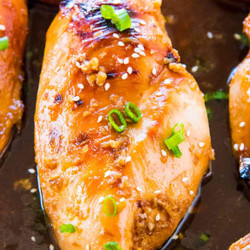 Oven Baked Mongolian Chicken