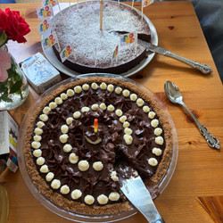20-minute No-bake Chocolate Pie (gf &amp; V)