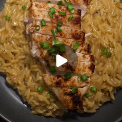 Miso Butter Orzo With Chicken