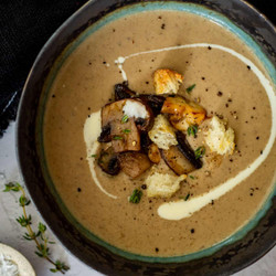 Wild Mushroom &amp; Parsnip Soup