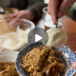 Rhubarb Crumble