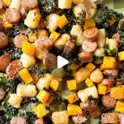 Harvest Sheet Pan Gnocchi With Crispy Kale