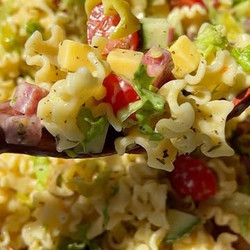 Creamiest Italian Grinder Pasta Salad
