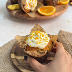 Orange Muffins With Creamcheese Orange Glaze