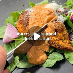 Viral Marry Me Chicken - But Chopped Salad Form!