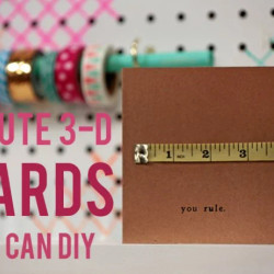 6 Cute And Easy Diy Cards You Can Make In 5 Minutes Or Less