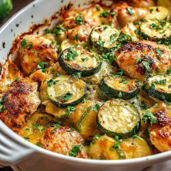 Easy Chicken Zucchini Bake