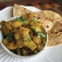 Gujarati Cauliflower Shaak
