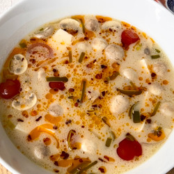 Coconut &amp; Lemongrass Soup Tom Kha