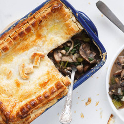 Mushroom, Steak and Stilton Pie