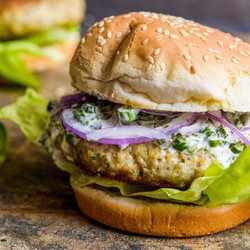Parmesan And Herb Turkey Burgers