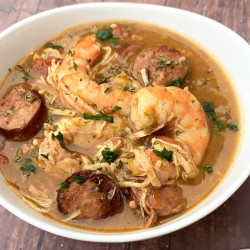 Instant Pot Louisiana Seafood, Chicken, And Sausage Gumbo