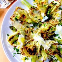 Grilled Fennel Salad With Fresh Herbs And Parmesan