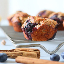 Blueberry Chickpea Vegan Muffins +9m