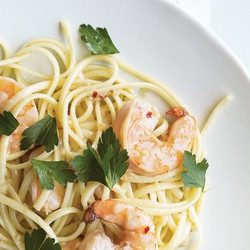 Linguine With Shrimp And White Wine