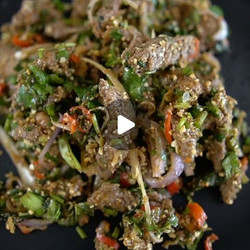 Waterfall Beef Salad Thai Isaan Nam Tok Neua (น้ำตกเนื้อ)