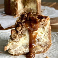Mini Apple Crumble Cheesecake