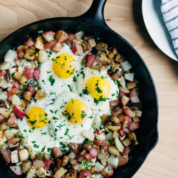 Recipe: Radish And Turnip Hash With Fried Eggs