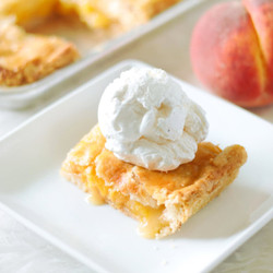 Peach Slab Pie