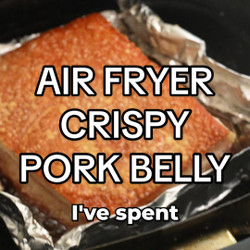 Air Fryer Crispy Pork Belly
