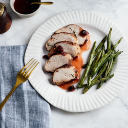 The Recipe Critic's Roasted Cranberry-orange Pork Loin With Green Beans