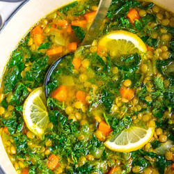 Lemon Turmeric Lentil Soup